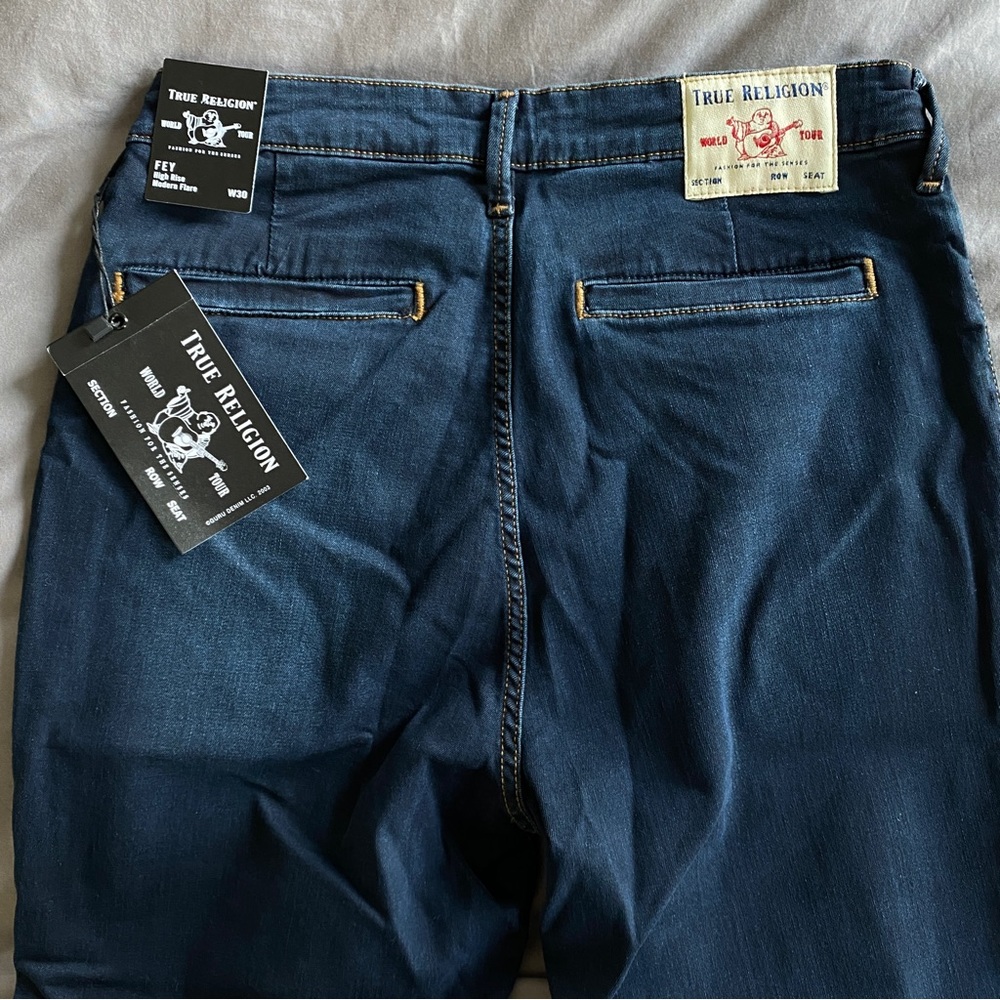 ๐ True Religion High Ruse Trouser Flare - Picture 4 of 7